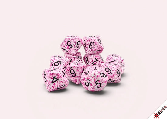 Speckled Pink Ten d10 Set