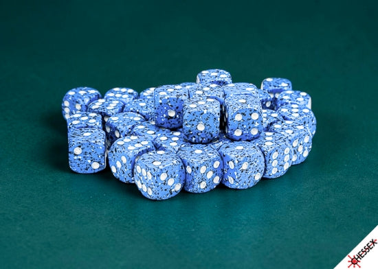 Speckled Ocean Stone 12mm d6 Dice Block