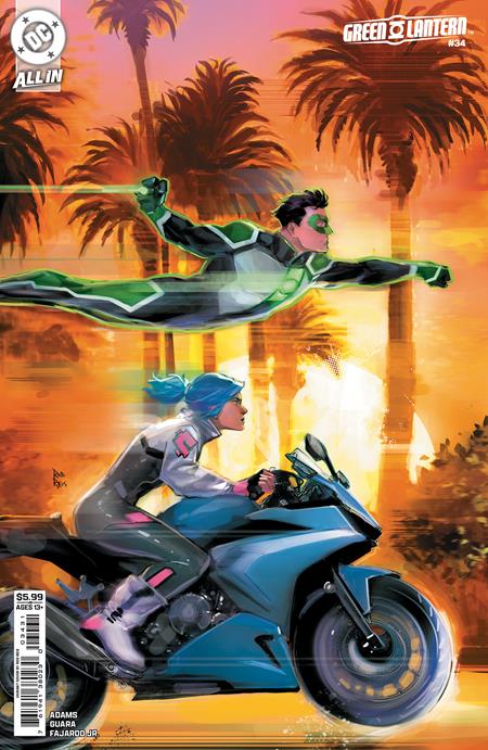 GREEN LANTERN #34 CVR C ROD REIS CARD STOCK VAR