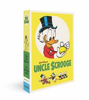 WALT DISNEYS UNCLE SCROOGE GIFT BOX SET ONLY A POOR OLD MAN & THE SEVEN CITIES OF GOLD VOLS 12 & 14 HC
