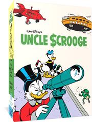 WALT DISNEYS UNCLE SCROOGE GIFT BOX SET THE TWENTY-FOUR CARAT MOON & ISLAND IN THE SKY VOLS 22 & 24 HC
