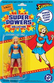 SUPERGIRL AND THE LEGION OF SUPER HEROES #23 FACSIMILE EDITION CVR B JASON GEYER & ALEX SAVIUK SUPERGIRL SUPER POWERS CARD STOCK VAR