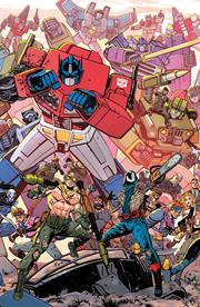 GI JOE #23 CVR F TOM REILLY & ADRIANO LUCAS TRANSFORMERS ENERGON UNIVERSE 3RD ANNIVERSARY CONNECTING VAR