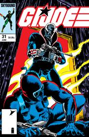 GI JOE A REAL AMERICAN HERO #31 HAMA FILES EDITION CVR C MICHAEL GOLDEN FOIL VAR
