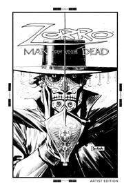 ZORRO MAN OF THE DEAD HC VOL 01 ARTIST EDITION B&W (Allocations May Occur)