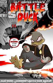OTTER SQUAD #4 CVR B J HAMMOND GET DUCKED VAR