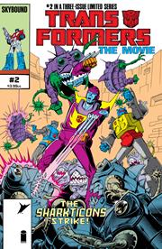 THE TRANSFORMERS THE MOVIE 40TH ANNIVERSARY EDITION #2 (OF 3) CVR B DON PERLIN & IAN AKIN & BRIAN GARVEY VAR