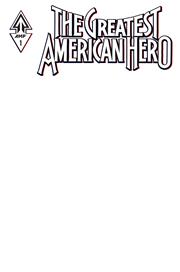 GREATEST AMERICAN HERO #1 (OF 5) CVR E BLANK SKETCH VAR