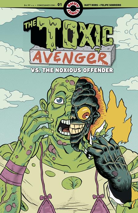 TOXIC AVENGER VS THE NOXIOUS OFFENDER #1 (OF 5) CVR A MATT BORS (MR) FOC September 7, 2026