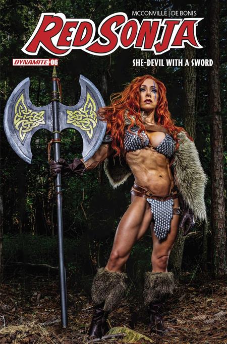 RED SONJA SHE DEVIL WITH A SWORD #6 CVR E COSPLAY VICTORIA RECCHIONE VAR FOC September 14, 2026