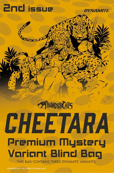 THUNDERCATS CHEETARA #2 CVR H PREMIUM MYSTERY BLIND BAG VAR FOC September 28, 2026