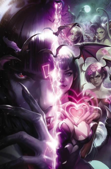 VAMPIRELLA VS DARKSTALKERS SPECIAL #1 (ONE SHOT) CVR M INC 1:20 FRANCESCO MATTINA VIRGIN VAR FOC September 14, 2026