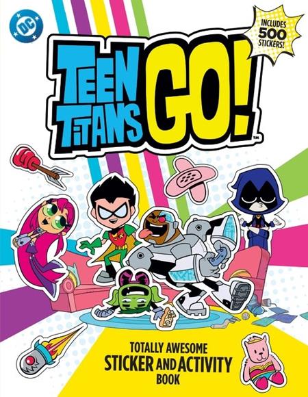 TEEN TITANS GO TOTALLY AWESOME STICKER AND ACTIVITY BOOK TP FOC September 28, 2026