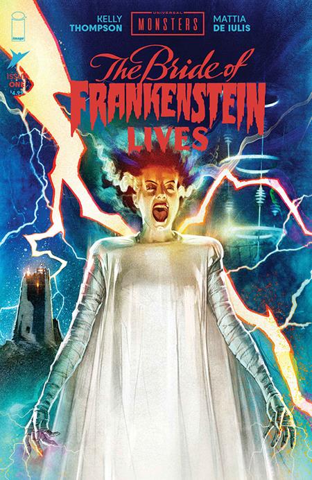 UNIVERSAL MONSTERS BRIDE OF FRANKENSTEIN LIVES #1 (OF 4) CVR B JOSHUA MIDDLETON VAR FOC September 28, 2026