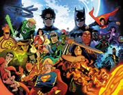 JUSTICE LEAGUE UNLIMITED #25 CVR I RAFAEL PEREZ WRAPAROUND CARD STOCK VAR FOC November 2, 2026