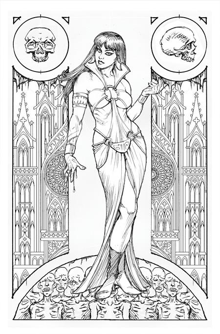 VAMPIRELLA PARADISE #1 CVR S INC 1:7 JOSEPH MICHAEL LINSNER LINE ART VIRGIN VAR FOC October 26, 2026