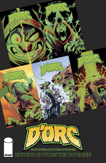 DORC #1-5 GLOW IN THE DORC VARIANT BUNDLE FOC October 26, 2026