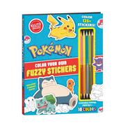 POKEMON COLOR YOUR OWN FUZZY STICKERS HC FOC October 12, 2026