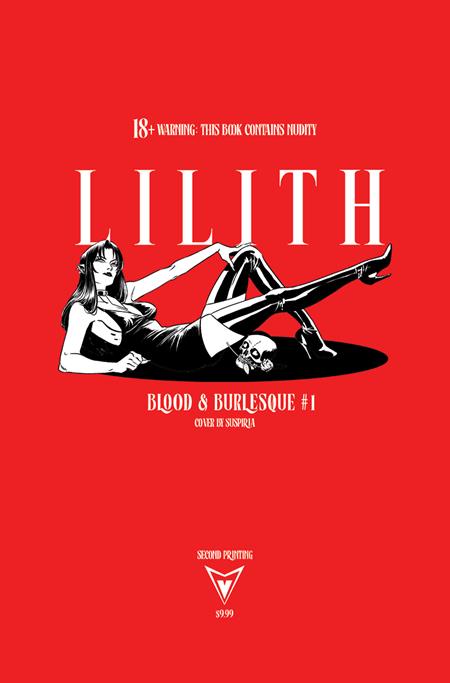 LILITH BLOOD AND BURLESQUE #1 (OF 5) 2ND PTG CVR E SUSPIRIA NSFW BLACK BAG VAR (MR) FOC October 26, 2026