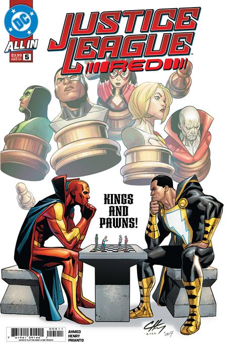 JUSTICE LEAGUE RED #5 (OF 6) CVR A CLAYTON HENRY
