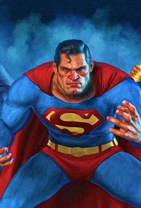 JUSTICE LEAGUE UNLIMITED #26 CVR C MARK SPEARS 3-PART CONNECTING SUPERMAN CARD STOCK VAR FOC November 23, 2026