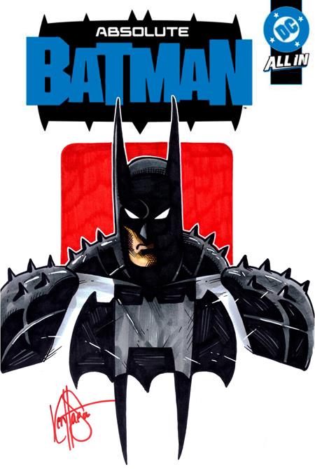 DF ABSOLUTE BATMAN #25 BLANK VARIANT SIGNED AND REMARKED BY KEN HAESER FOC November 2, 2026