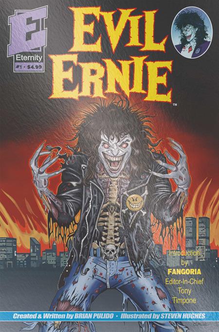 EVIL ERNIE #1 30TH ANNIVERSARY FACSIMILE EDITION CVR E ERIC MACHE METAL PREMIUM VAR FOC October 26, 2026
