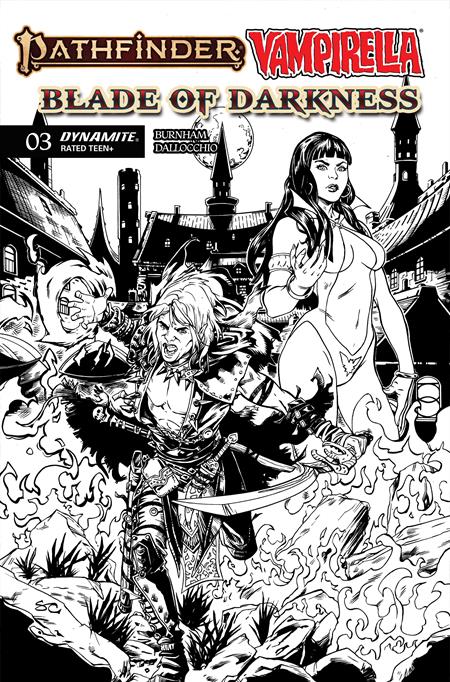 PATHFINDER VAMPIRELLA BLADE OF DARKNESS #3 CVR F INC 1:10 STEVEN CUMMINGS LINE ART VAR FOC November 23, 2026