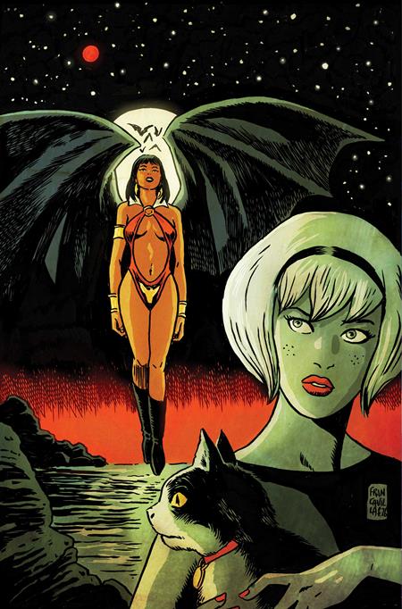 SABRINA THE TEENAGE WITCH VAMPIRELLA #1 CVR J FRANCESCO FRANCAVILLA LTD VIRGIN VAR FOC November 9, 2026