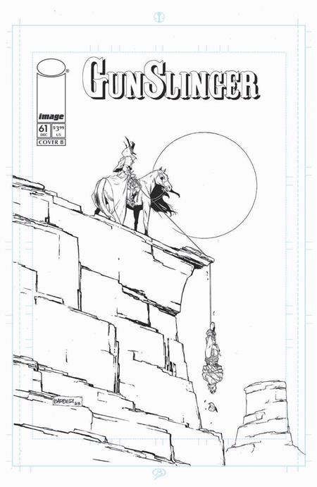 GUNSLINGER SPAWN #61 CVR B CARLO BARBERI B&W VAR FOC November 23, 2026