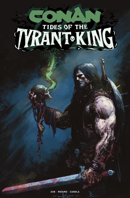 CONAN THE BARBARIAN TIDES OF THE TYRANT KING #4 (OF 4) CVR D GERARDO ZAFFINO GLOW IN THE DARK VAR (MR) FOC November 9, 2026