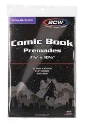 PREMADE SILVER BAG AND BOARD (50 PACK)