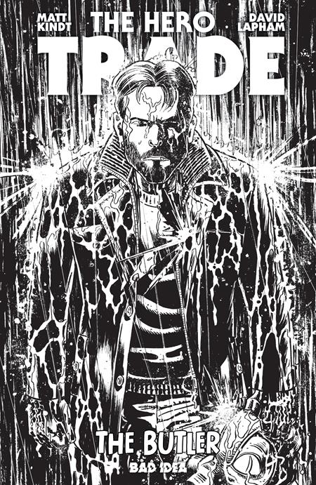 HERO TRADE THE BUTLER #1 (ONE SHOT) CVR H INC 1:20 DAVID LAPHAM B&W VAR FOC November 30, 2026