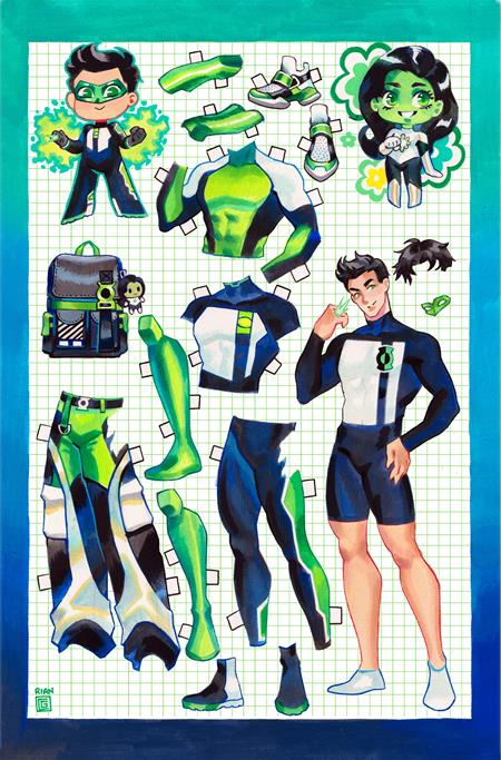 GREEN LANTERN CORPS #24 CVR C RIAN GONZALES PAPER DOLL CARD STOCK VAR (GREEN LANTERN FIRST LIGHT) FOC November 30, 2026