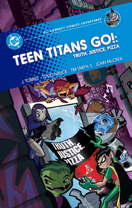 TEEN TITANS GO TRUTH JUSTICE PIZZA TP (DC COMPACT COMICS ADVENTURES) FOC December 14, 2026