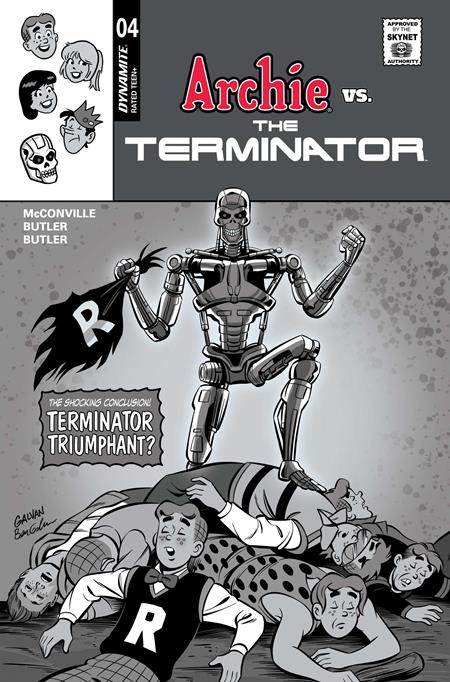 ARCHIE VS THE TERMINATOR #4 CVR G INC 1:10 BILL GALVAN PENCILS VAR FOC December 14, 2026