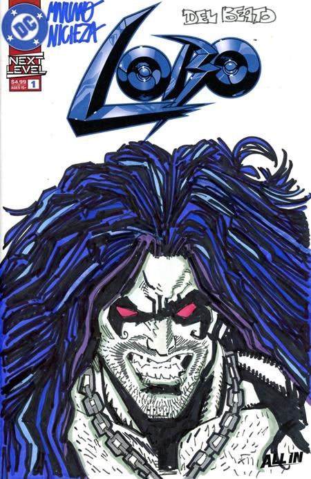 DF LOBO #1 BLANK VARIANT SIGNED AND REMARKED BY JOE DELBEATO AND MARIANO NICIEZA FOC December 7, 2026