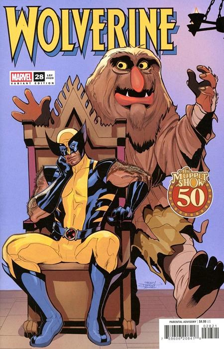 DF WOLVERINE #28 MUPPETS VARIANT SIGNED BY TERRY AND RACHEL DODSON FOC December 7, 2026