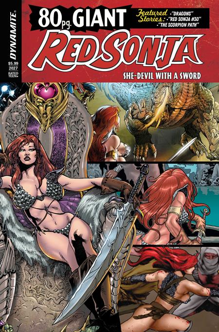 RED SONJA 80 PAGE GIANT #1 (ONE SHOT) CVR B ROBERTO CASTRO RETRO VAR FOC November 30, 2026