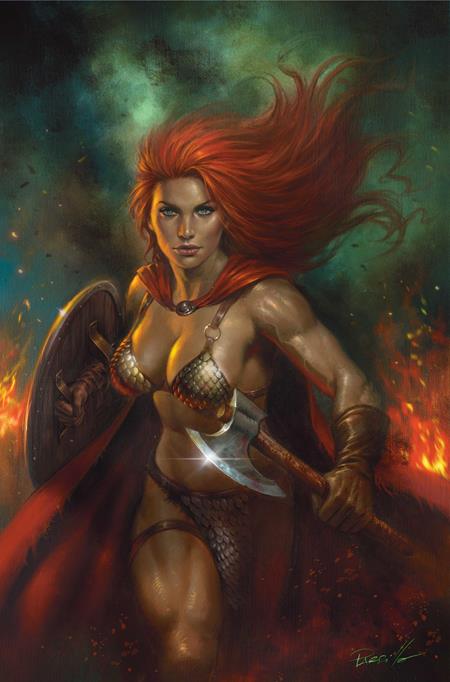 RED SONJA SHEDEVIL WITH A SWORD #9 CVR J INC 1:15 LUCIO PARRILLO VIRGIN VAR FOC November 30, 2026