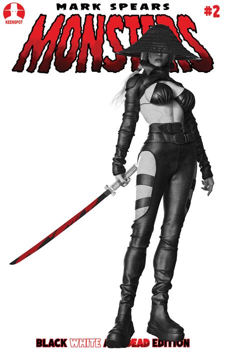 MARK SPEARS MONSTERS #2 4TH PTG BLACK WHITE & DEAD EDITION CVR E MARK SPEARS TASTE OF BLOOD HOLOFOIL FLIP VAR FOC November 30, 2026