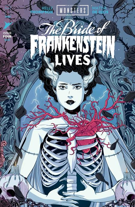 UNIVERSAL MONSTERS THE BRIDE OF FRANKENSTEIN LIVES #4 (OF 4) CVR C LUANA VECCHIO CONNECTING COVER VAR FOC January 4, 2027