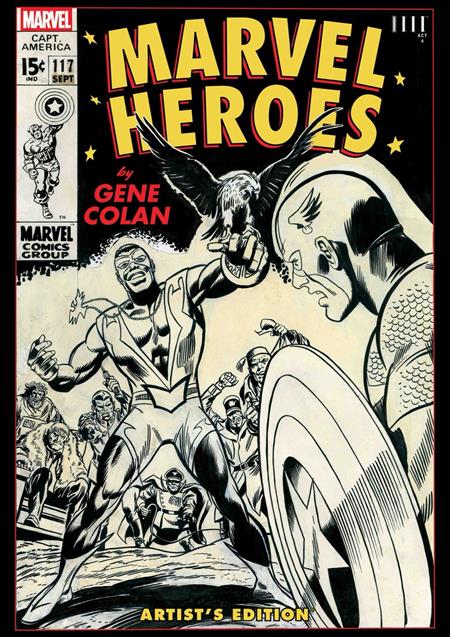 MARVEL HEROES BY GENE COLAN ARTISTS EDITION HC DIRECT MARKET EXCLUSIVE GENE COLAN CVR FOC November 30, 2026