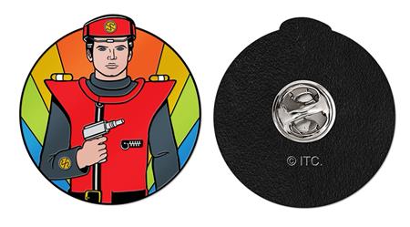 CAPTAIN SCARLET CHARACTER ENAMEL PIN BADGE FOC December 28, 2026