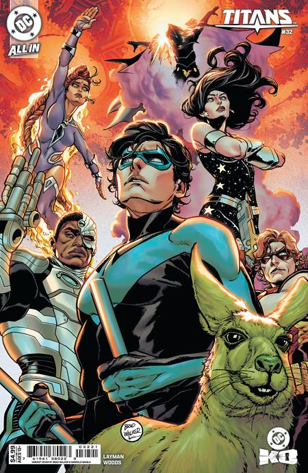 TITANS #32 CVR B BRAD WALKER CARD STOCK VAR (DC K.O.)