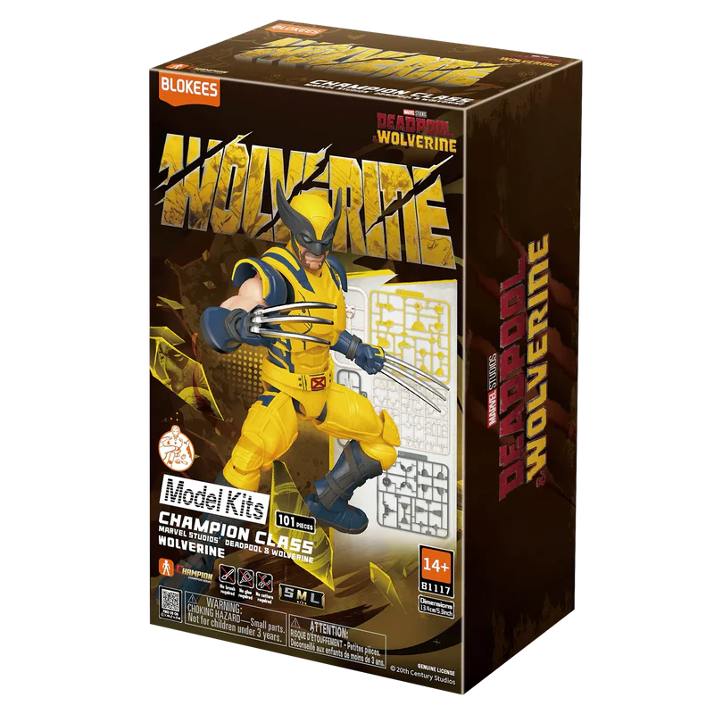 Marvel Deadpool & Wolverine Champion Class 05 Wolverine Model Kits | Blokees