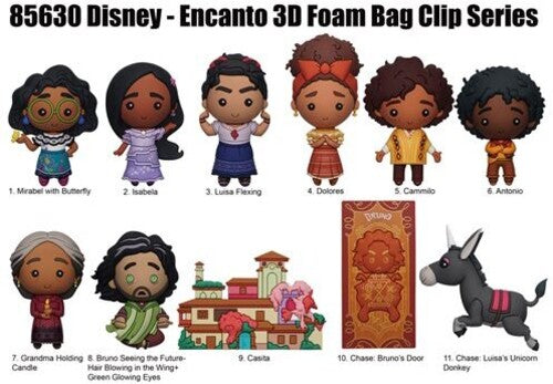 Monogram - Encanto 3D Foam Bag Clip