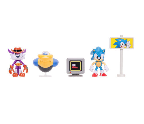 Sonic 2.5in Diorama Sonic vs Fang Playset