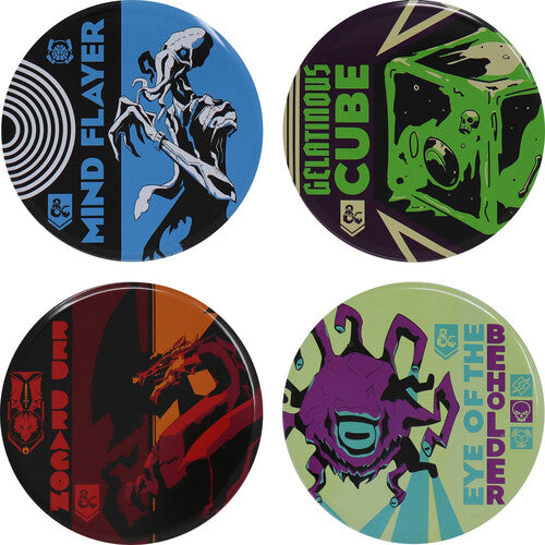 Dungeons & Dragons - Metal Drinks Coasters - Set of 4