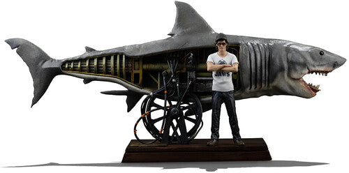 Jaws 50th Anniversary - Deluxe Art Scale 1/10 - Steven Spielberg & Jaws Statue